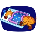 😴 emoji Жираф [@stickB00K] Telegram sticker 10 of 25