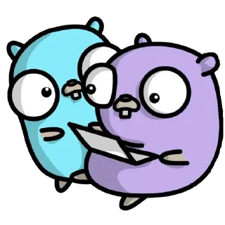 👫 emoji Gopher Telegram sticker 22 of 29