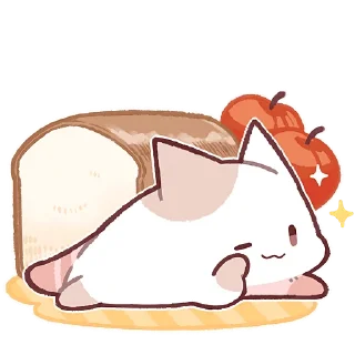 🍞 emoji Котёнок Неккоро 2 @Nyasticks Telegram sticker 13 of 41