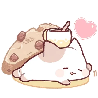 ☕ emoji Котёнок Неккоро 2 @Nyasticks Telegram sticker 15 of 41
