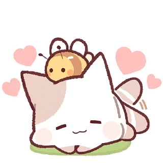 🐝 emoji Котёнок Неккоро 2 @Nyasticks Telegram sticker 24 of 41