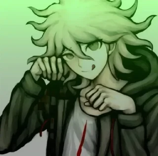 🍀 emoji °× Nagito Komaeda -£ Telegram sticker 5 of 40