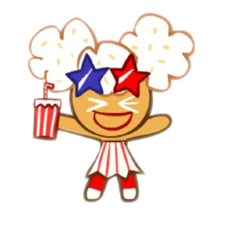 😊 emoji 🍿// Popcorn Cookie //🍿 Telegram sticker 9 of 43