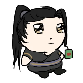 🫥 emoji китайские чебзики Telegram sticker 5 of 7