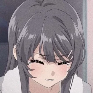 😢 emoji Глупый свин @anime_stickerr Telegram sticker 12 of 25