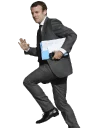 🏃 emoji Emmanuel Macron Telegram sticker 20 of 33