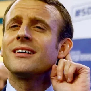 👂 emoji Macron Telegram sticker 10 of 35