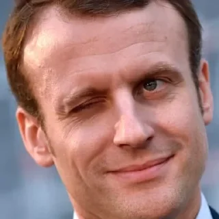 😉 emoji Macron Telegram sticker 8 of 35
