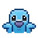 🤷‍♂ emoji Pixel Pigeon Emoji • @TgSticker Telegram sticker 20 of 40