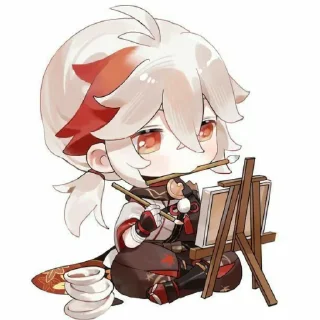🍁 emoji Казуха Telegram sticker 24 of 33