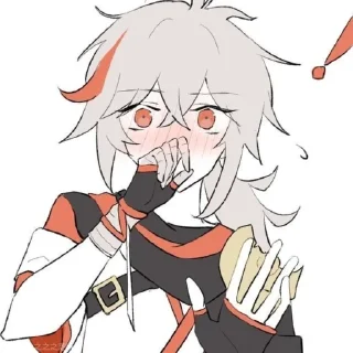 ☺️ emoji Казуха Telegram sticker 5 of 45