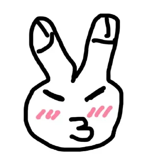 😗 emoji blat rabbit Telegram sticker 24 of 48