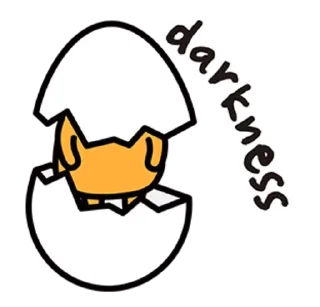 🌚 emoji Eggy (@dailystkrbot) Telegram sticker 5 of 41