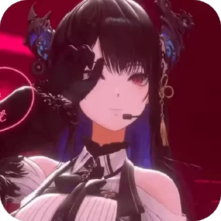 🖤 emoji ✧⃟ ◆ Nerissa Ravencroft ◆ Telegram sticker 18 of 75