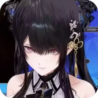 🖤 emoji ✧⃟ ◆ Nerissa Ravencroft ◆ Telegram sticker 22 of 75