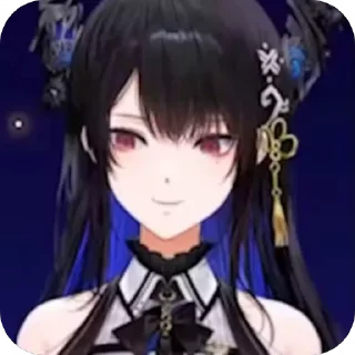 🖤 emoji ✧⃟ ◆ Nerissa Ravencroft ◆ Telegram sticker 20 of 75
