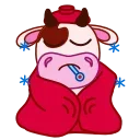 🥶 emoji Коровка (@TgSticker) Telegram sticker 16 of 24