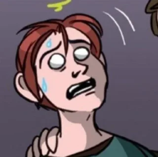 😰 emoji Charlie and She's Friends Telegram sticker 4 of 50