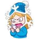 🤯 emoji Snowflake Telegram sticker 12 of 27