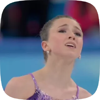 🌟 emoji Kamila Valieva In memoriam Telegram sticker 15 of 20