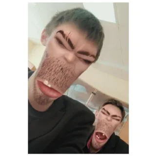 🙉 emoji Дибилы Telegram sticker 15 of 27