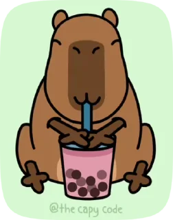 🌟 emoji Капибара Telegram sticker 5 of 39
