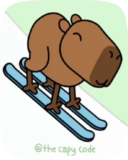 🌟 emoji Капибара Telegram sticker 6 of 39