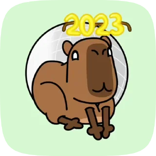 🌟 emoji Капибара Telegram sticker 24 of 39