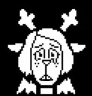 Sticker from 🦌Noelle🦌 deltarune @Themki_robot