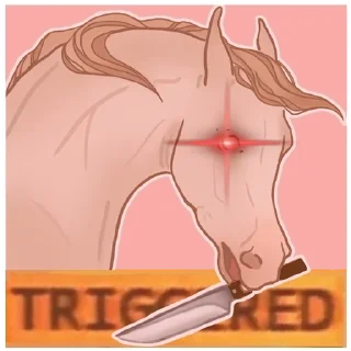 🤬 emoji Лошади ♥️ Telegram sticker 9 of 12