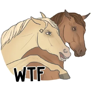 😡 emoji Лошади ♥️ Telegram sticker 10 of 12