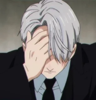 🤦‍♂ emoji @aNIMeotSaslika Виктор Telegram sticker 17 of 35