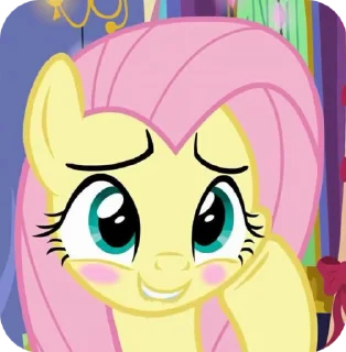 🌟 emoji Fluttershy @stickerpacksfan Telegram sticker 6 of 25
