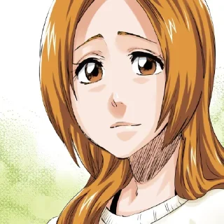 🙂 emoji Orihime Inoue @xkysluv Telegram sticker 20 of 60
