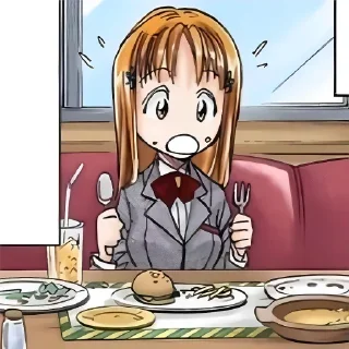 😋 emoji Orihime Inoue @xkysluv Telegram sticker 14 of 60