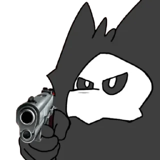 🔫 emoji Пуро от:@CaltOfTheLamb Telegram sticker 22 of 30