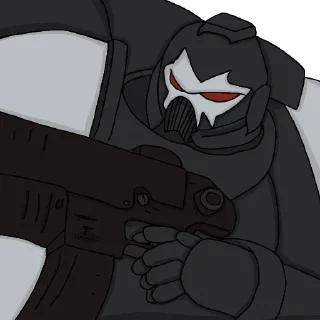 😠 emoji Чёрные храмовники Telegram sticker 15 of 15
