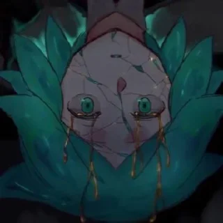 😟 emoji phosphophyllite Telegram sticker 16 of 90