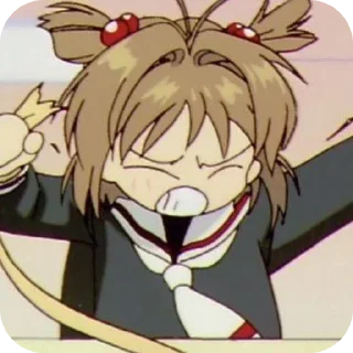 😡 emoji 🌸Sakura Kinomoto🌸 Telegram sticker 23 of 120