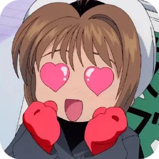 😍 emoji 🌸Sakura Kinomoto🌸 Telegram sticker 21 of 120