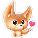 Sticker from Лисёнок Фенечка