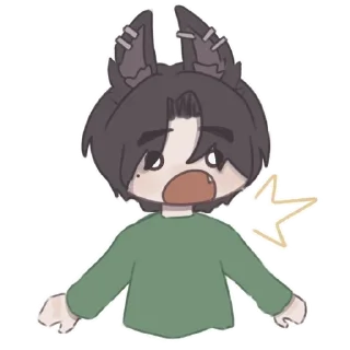 🌟 emoji txt chibis Telegram sticker 9 of 25