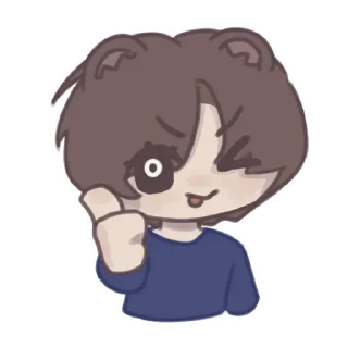 🌟 emoji txt chibis Telegram sticker 15 of 25