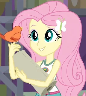 🌟 emoji Fluttershy  Telegram sticker 12 of 25