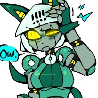 Sticker from Робо-форчун от Skullgirls channel !