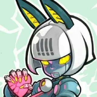 Sticker from Робо-форчун от Skullgirls channel !