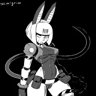 🤒 emoji Робо-форчун от Skullgirls channel ! Telegram sticker 6 of 21