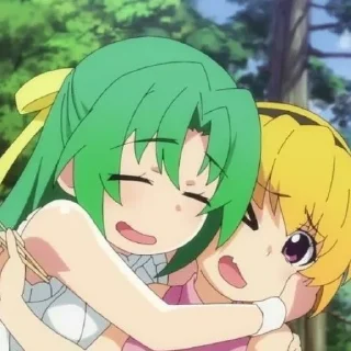 Sticker from Sonozaki sisters | @hig7rashi