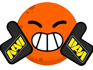 🥳 emoji Мандарины🍊@yarilopins Telegram sticker 12 of 30