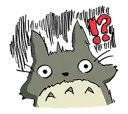 😧 emoji Tonari no Totoro Telegram sticker 22 of 40